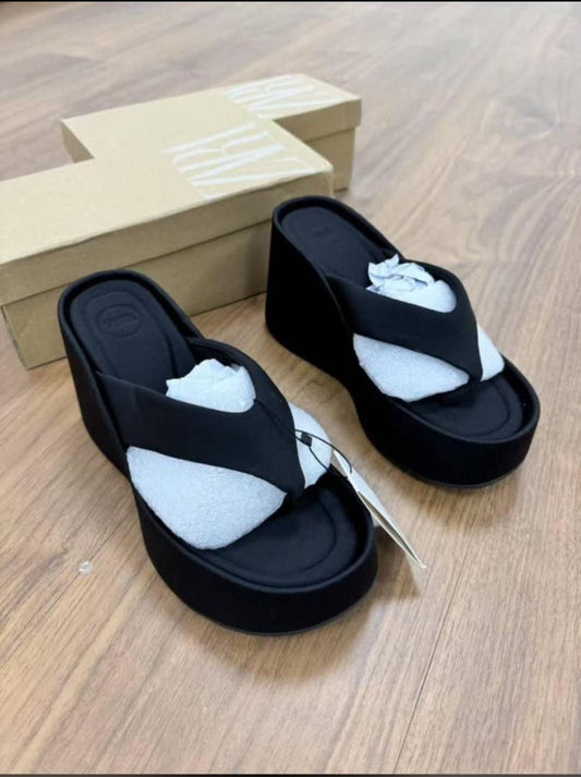 Platform Wedge Thong Sandals