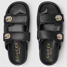 Crystal Slide Sandals & Quilted Crossbody Bag Set