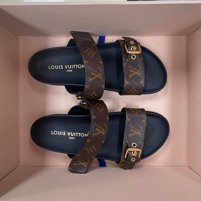Monogram Mini Bag & Comfort Mules Set