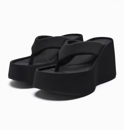 Platform Wedge Thong Sandals