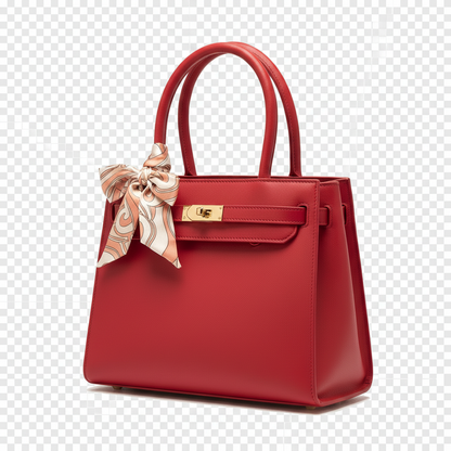 Obiageli Scarf Tote - Red