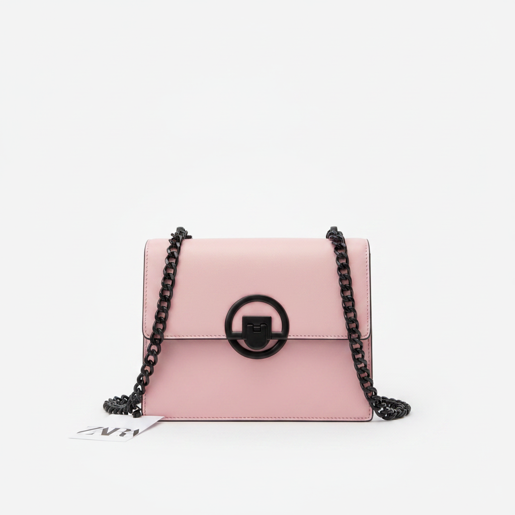 Mini Chain Crossbody Bag – Pink