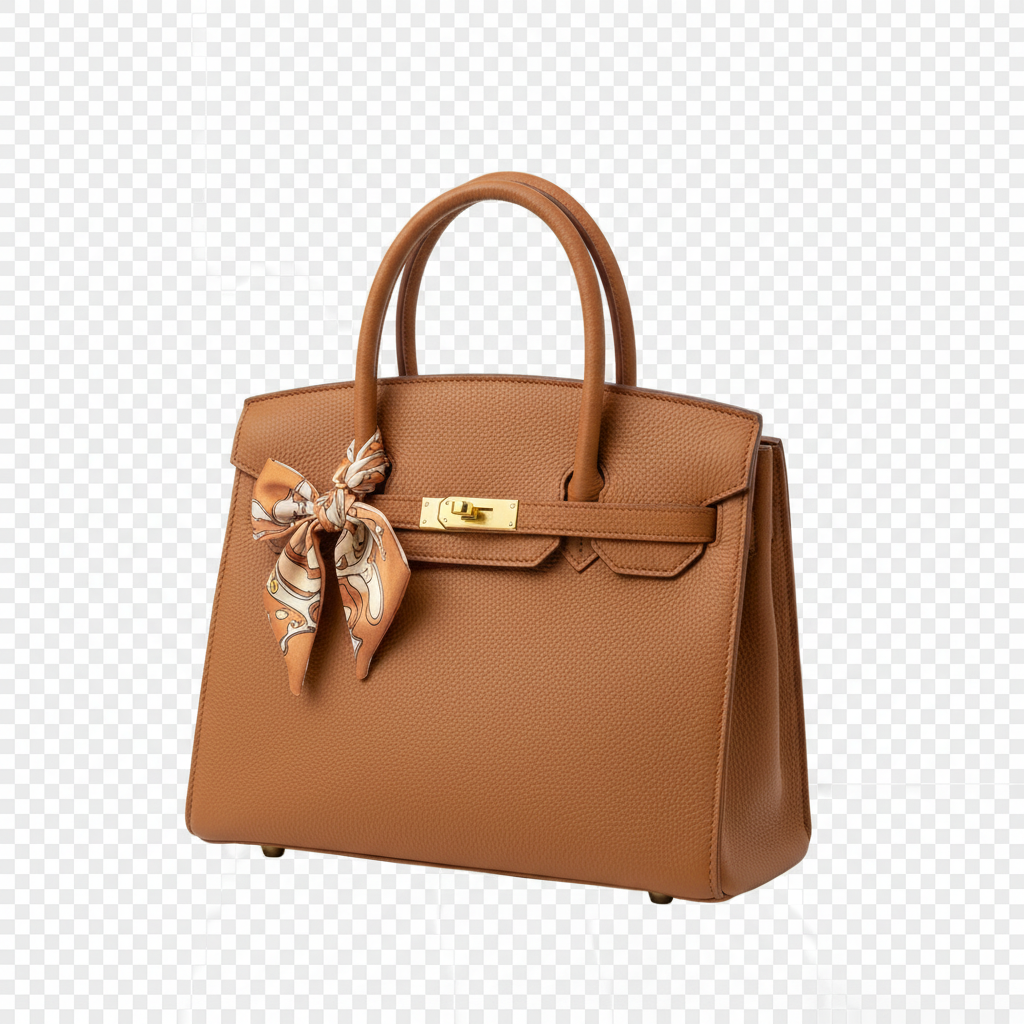 Obiageli Scarf Tote - Brown